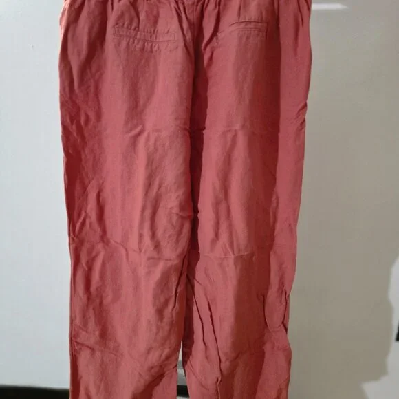A New Day Linen Blend Pants (Coral, Size XL) - Picture 3 of 5